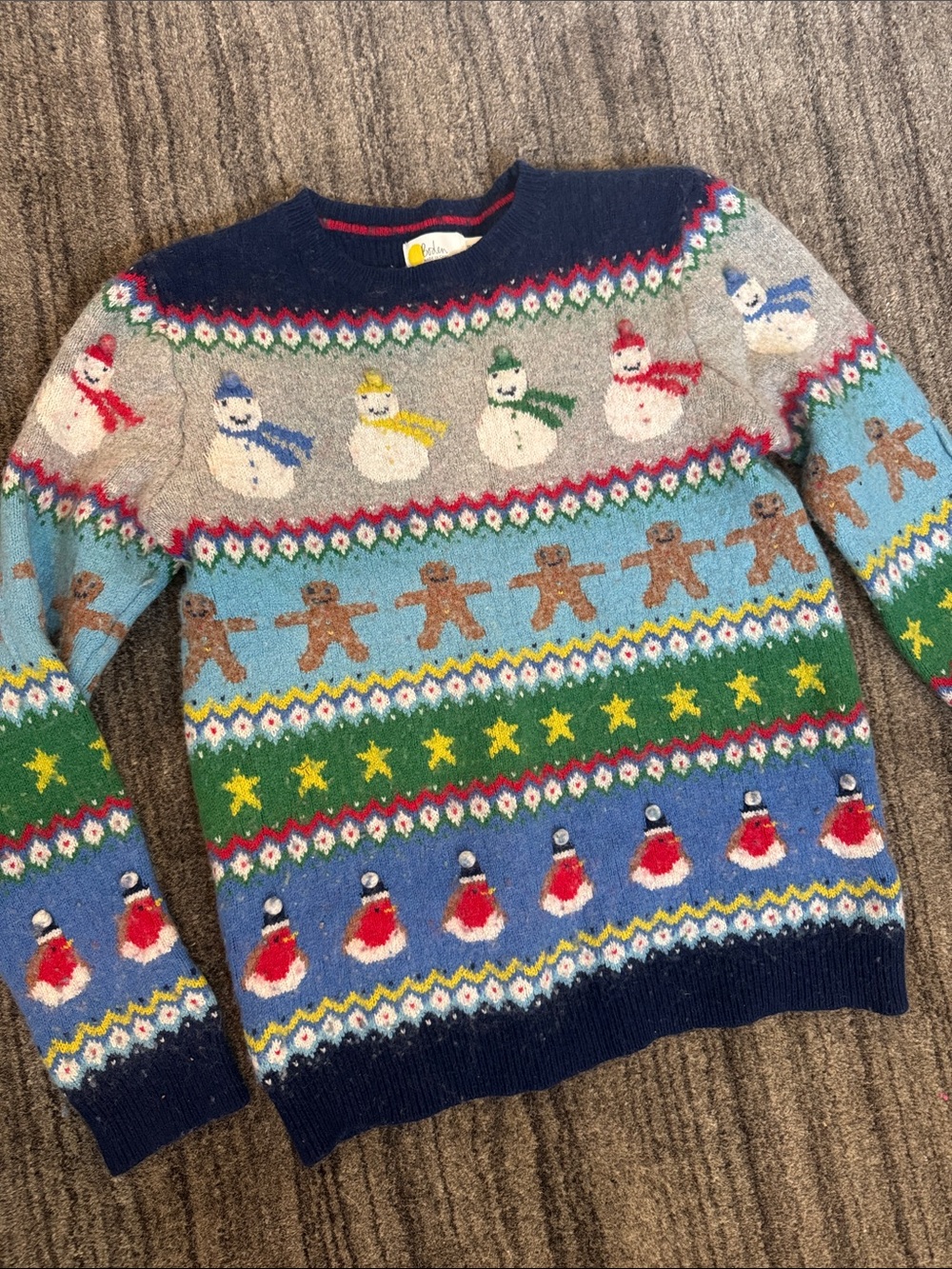 Boden Christmas Sweater Boys 13-14Y